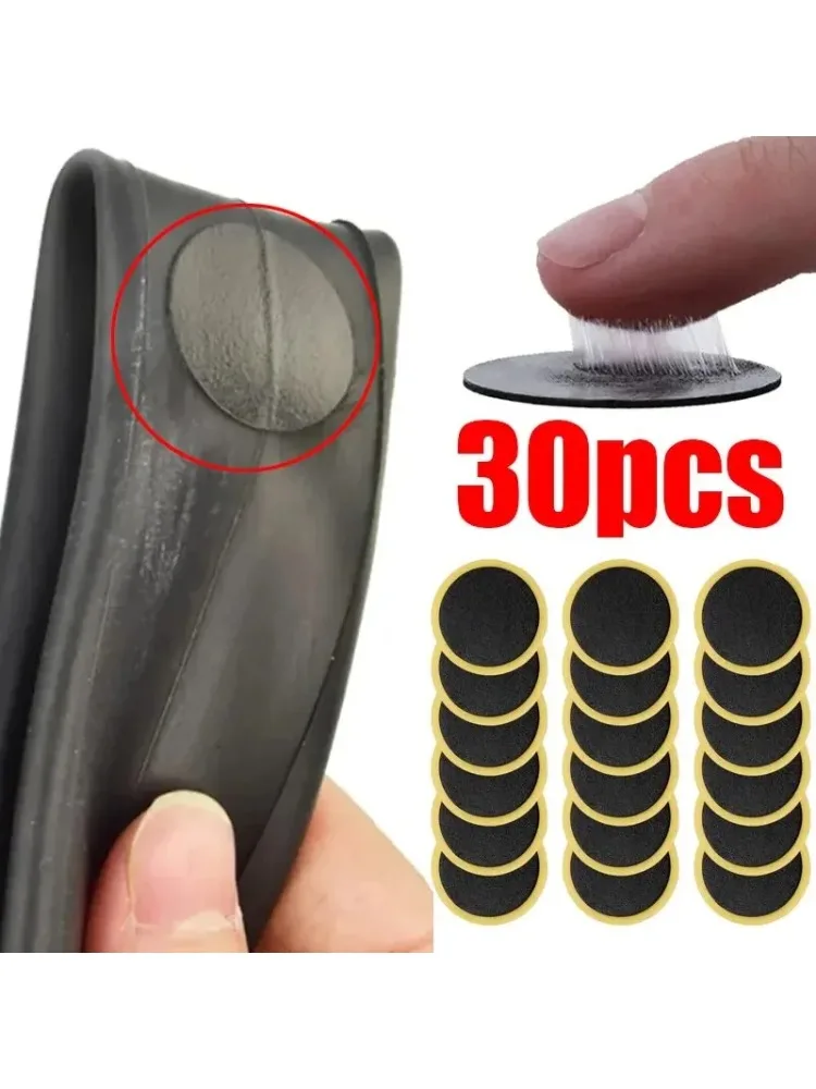 AliExpress 50/30/20/10PCS Glue-free Bicycle Tire Patches - Quick Self-Adhesive Repair for Tire Protection