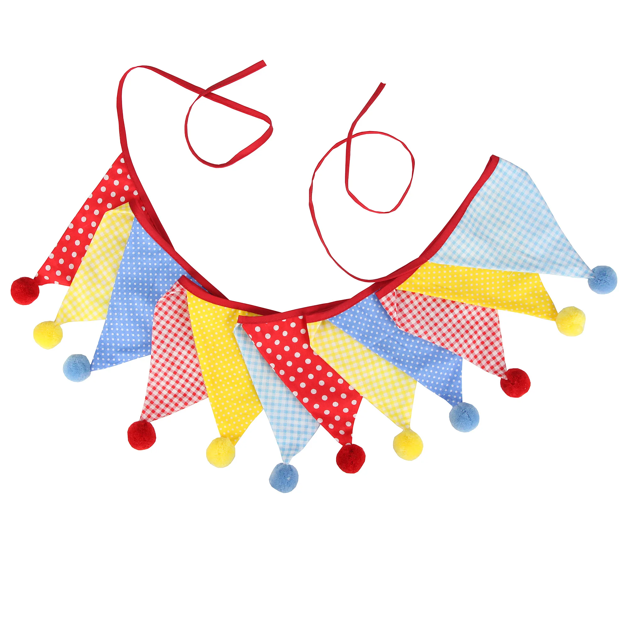 3,2 m Vintage-Blumenstoff-Wimpelkette, 12 Wimpel-Flaggen mit Kugeln, Hochzeit, Party, Dekoration, Banner, Zuhause, Babyparty, Karneval, Girlande – Detail 22