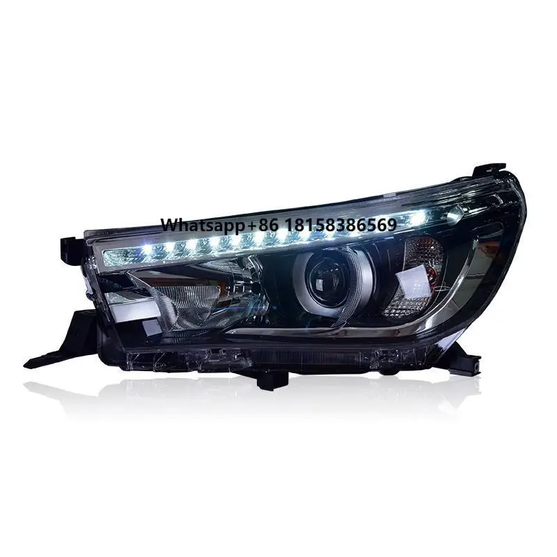 

Original Style Front Lamp Wholesale High Quality Car Headlight for Hilux/Vigo 2016-2019 Plug and Play LED Head Lamp