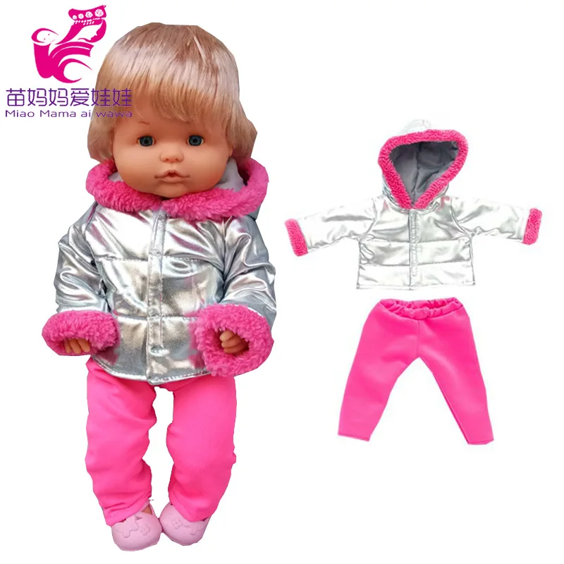 doll clothes For 40cm Nenuco outwear Ropa y su Hermanita 16 inch baby doll jacket pants