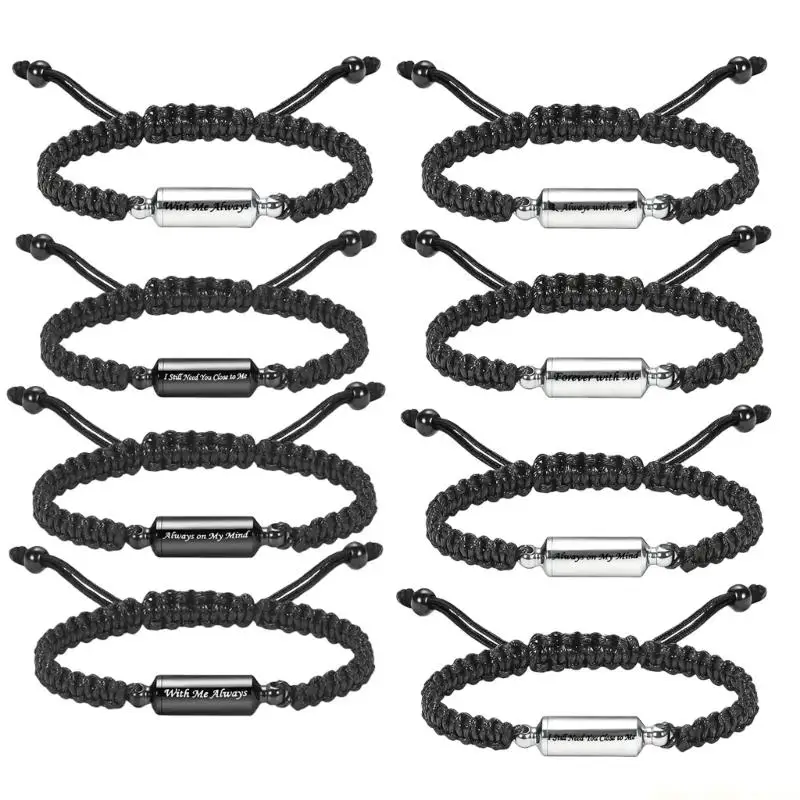 QX2E Versatile Openable Cremation Bracelets Pendants Stainless Steel For Containing Ashes Or Items Timelessly And Beautiful