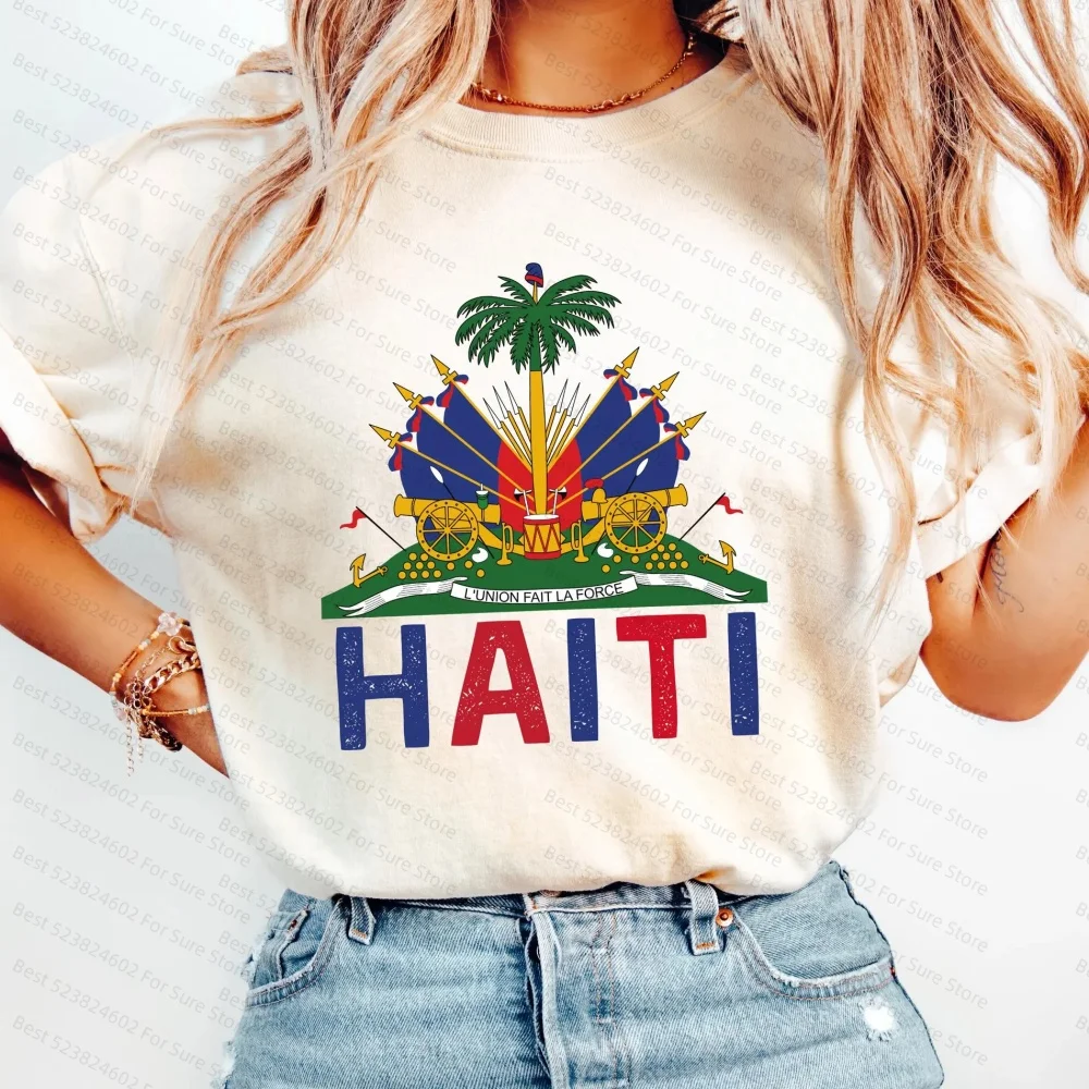 Retro Comfort Haiti T-shirt Haiti Freedom Shirt Freedom Began With Us Haitian Sweatshirt Haitian Flag Gift Women t-shirt