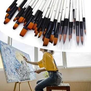 48-Piece Artist Paint Brush Set 2