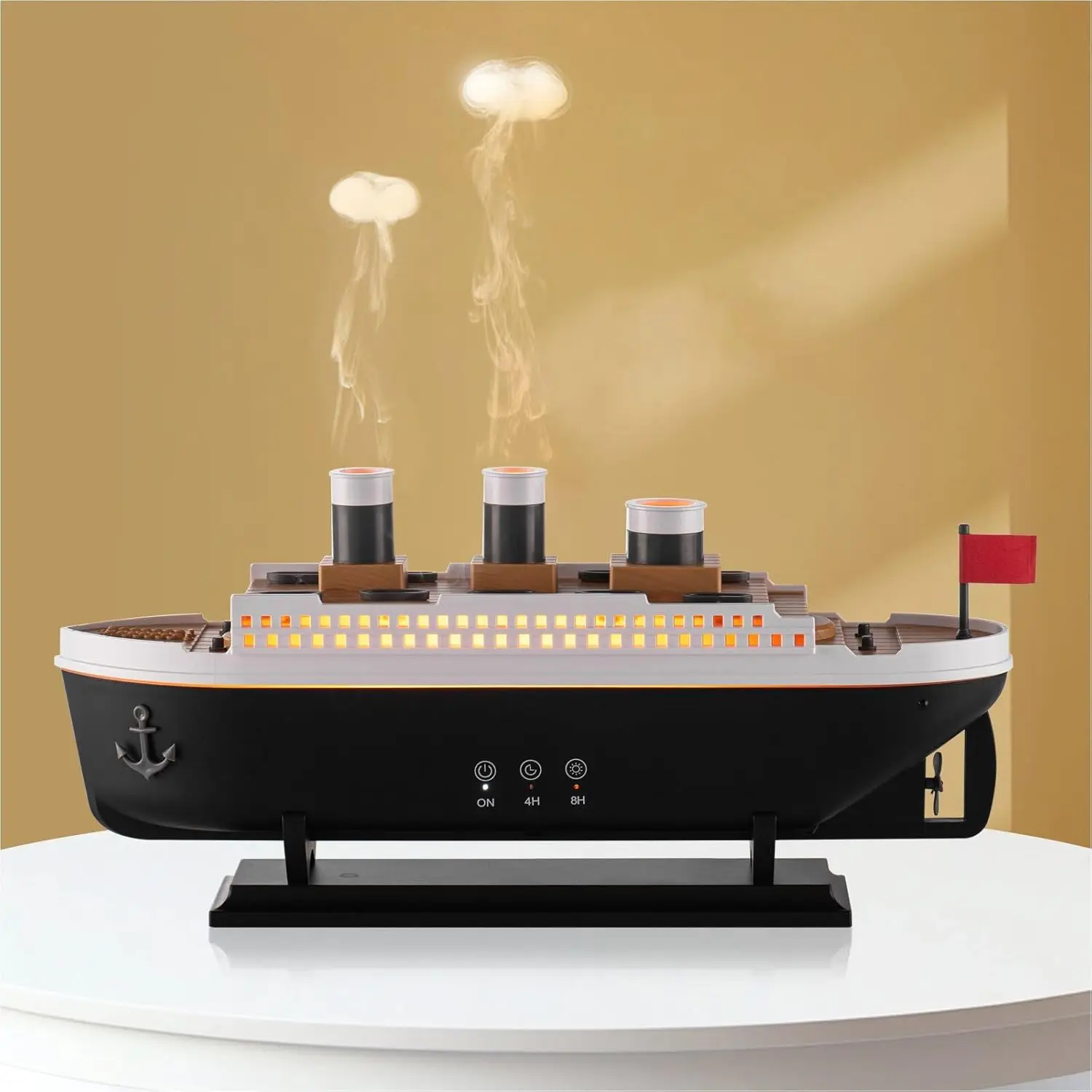 Titanic Humidifier  Essential Oil Diffuser Cool Mist Ultrasonic Aroma Aromatherapy Diffuser with Remote Control