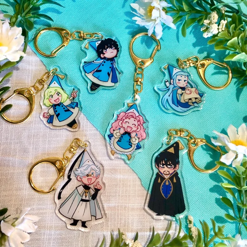 Witch Hat Atelier Tetia Coco Agott Richeh Euini Q Version Exquisite Lovely Premium Giftbox Acrylic Keychain Cute Pendant For Fan