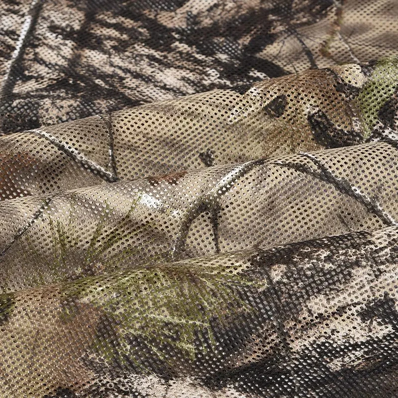Camouflage Net 1.5mW Cover See Through Camo Netting For Hunting Blind Sun Shade 300D Camping anti-mosquito Net Decoration Fence