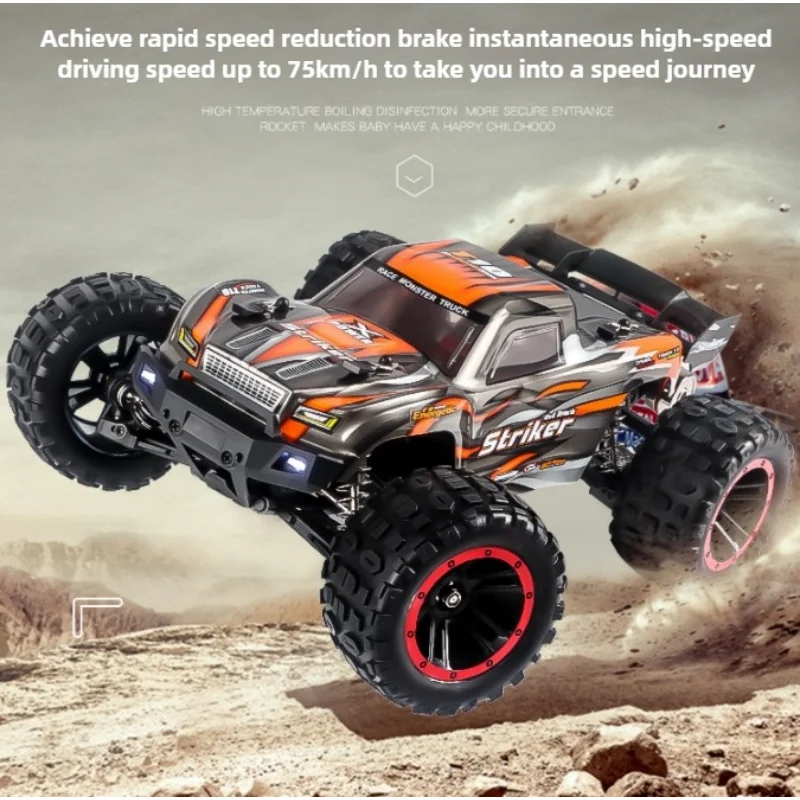 

kawaii rc truck funny gift-75km/h high-speed 4WD rc cars,1:14 brushless motor remote control car,off-road rc drift car,kids toys