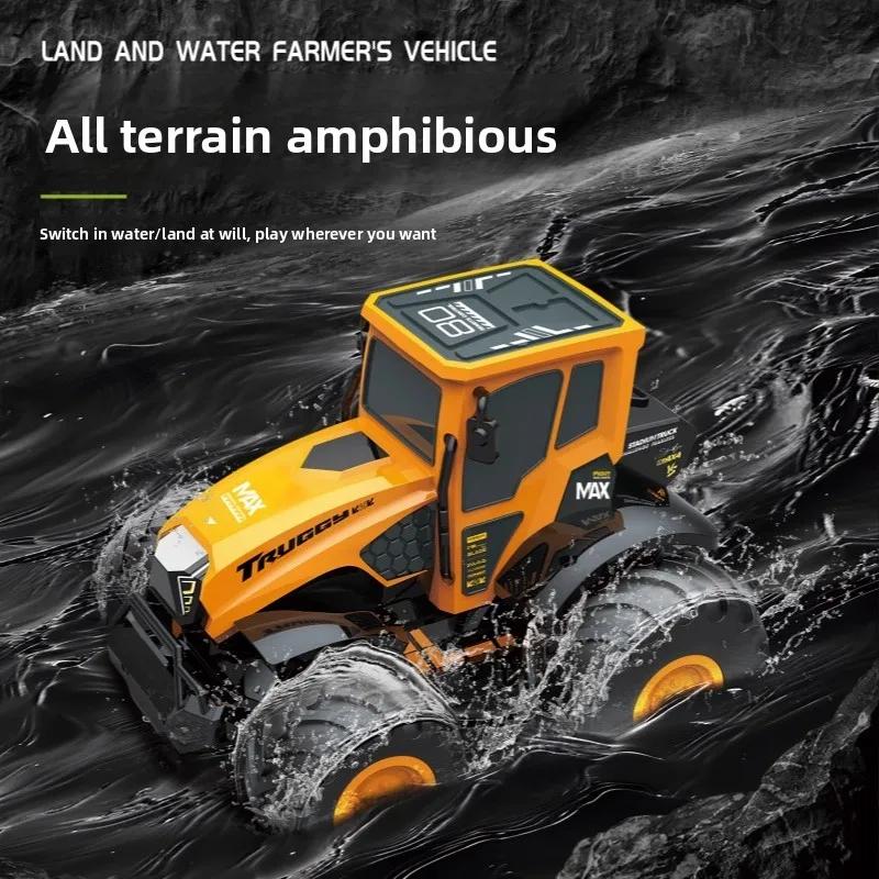 NEW JJRC C8829 RC Amphibious Tractor RTR All Terrain Simulation Farmer Car Model 2.4G Remote Control Car Boy Birthday Gift