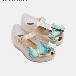 2024 جديد ميني ميليسا فراشة جيلي فراشة جيلي أحذية جيلي صنادل أفضل 10 صنادل ميليسا للأطفال - رقم 4