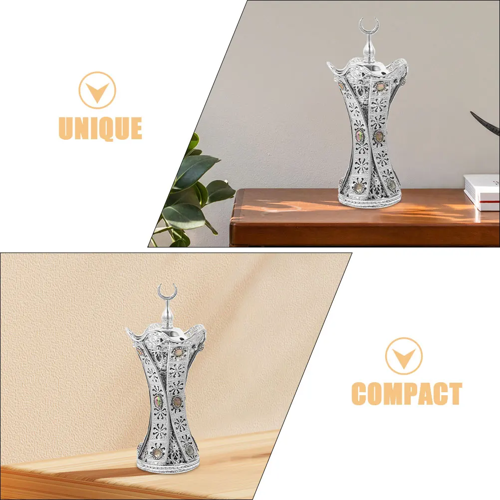 

Retro Incense Vintage Censer Holder Plug In Electric Burner For Home Temple Aroma Desktop Ornament Eu Plug Decorative Metal