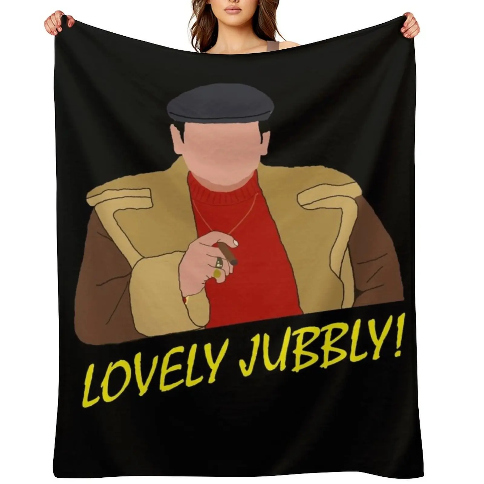 

Lovely Jubbly! (Yellow) Throw Blanket Blankets Sofas Of Decoration Sofa Throw Thermals For Travel Decorative Sofas Blankets
