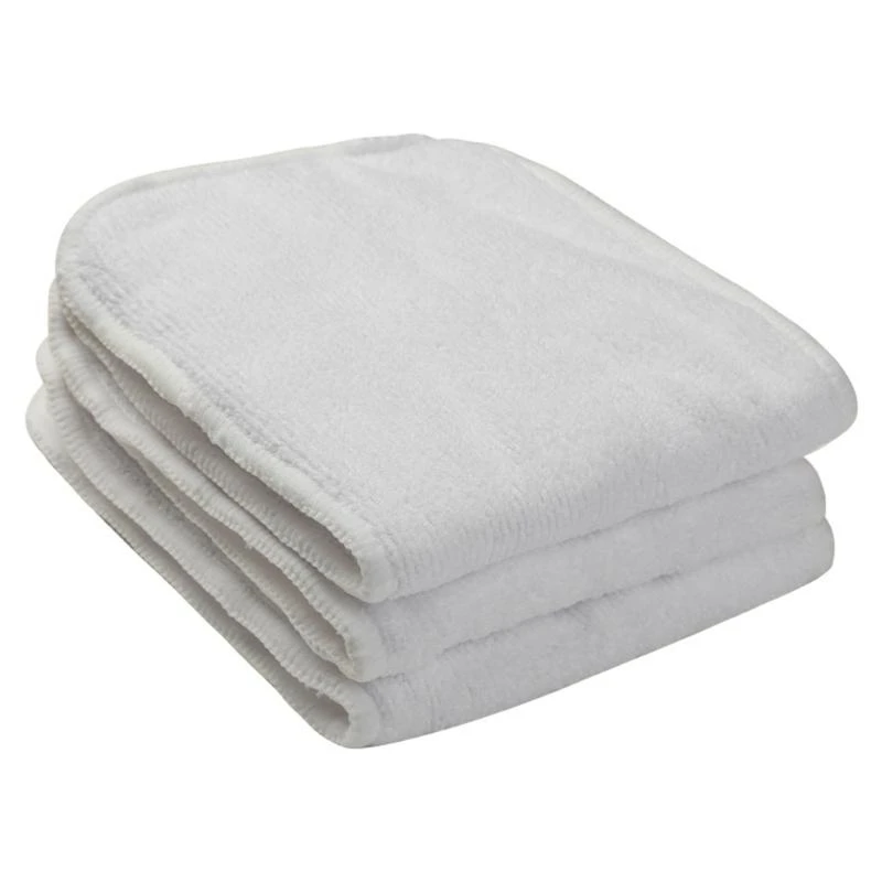 Reusable Cloth Diaper Inserts Washable 3 Layered Microfiber Inserts Durable 15UB