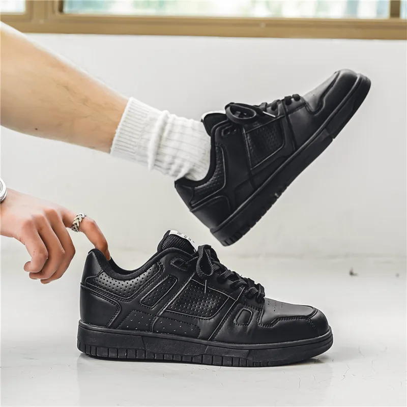 

VKERGB 2023 New Summer Breathable American Casual White Shoes Working Korea Style Bread Shoes For Men Skateboard Sneakers Shoes