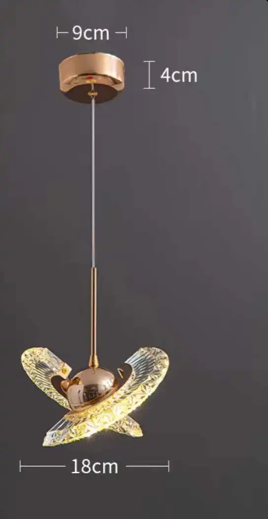 Modern LED Pendant Light Energy Efficient Chandelier for Bedroom Living Room Restaurant - Hanging Lamp Home Decor