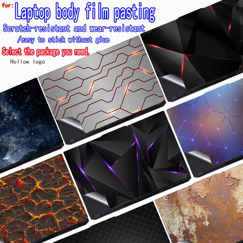 For Gigabyte Aorus 15P WB/15P KB laptop body film 15G XC/15G YC/15G KC skin stickers AERO X16/ Sabre 15 vinyl stickers.
