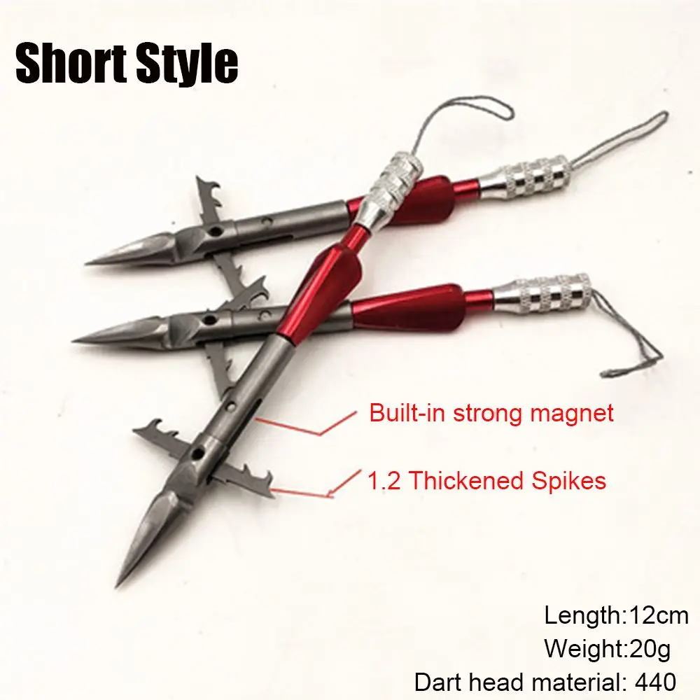 New Durable Stainless Steel Hunting Slingshot Strong Magnetic Shooting Fish Arrow Head Fishing Catapult Hunting Fishing Tools