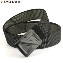 TUSHI Belt Military Belt Automatic Buckle Nylon Belt Outdoor Hunting Multifunctional Canvas Tactical Belt For Men High Quality
