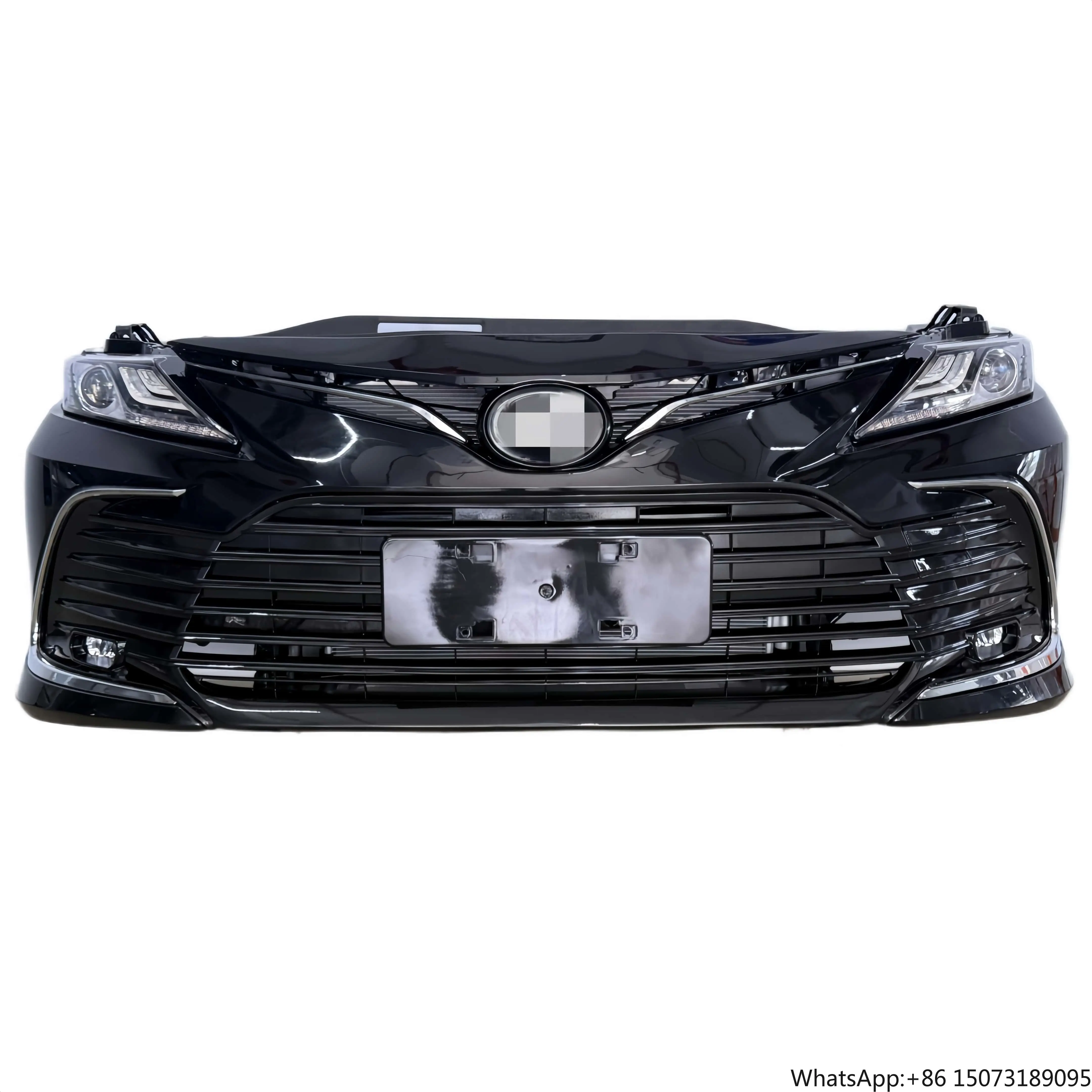 For Camry XV70 Front Face Complete, Bumper Assembly, Surround, Headlights, Radiator, Electric Fan, High-quality Water tank