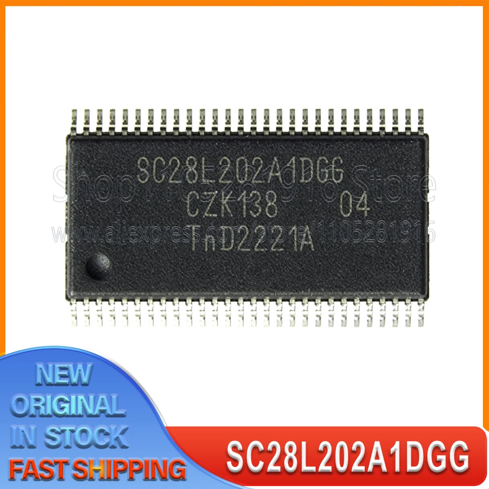 

1~20PCS/LOT SC28L202A1DGG SC28L202A1DGG,118 SC28L202ADGG,129 TSSOP56 100% New Spot stock