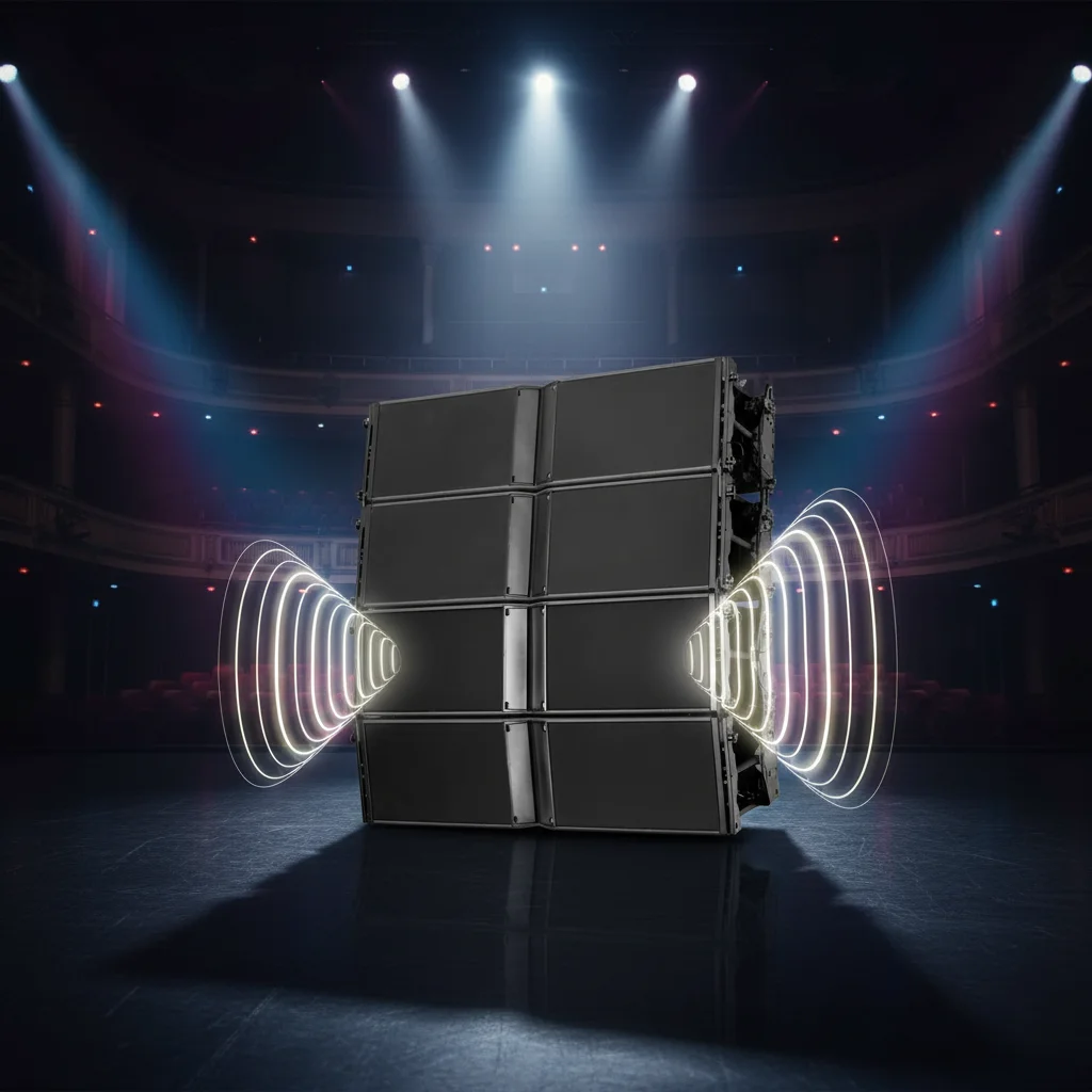 Double 12-inch Three-way Line Array System Speaker Large Stage Professional Audio Outdoor Passive Neodymium 2200W 8ohm Surround
