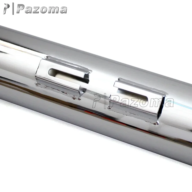 2026 سعر المصنع بازوما كروم الكرة السوداء المطحونة تلميح 3.5 ''انزلاق على الخمارات ماسورة العادم ل 1995-2016 هارلي بجولة