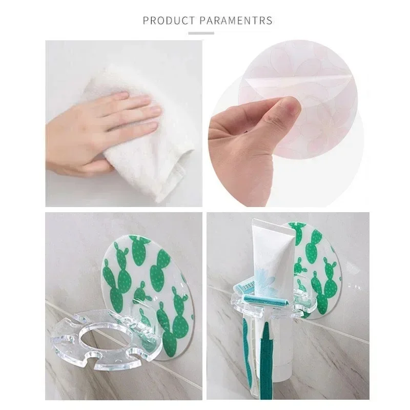 Creative Toothbrush Holder and Toothpaste Organizer Bathroom Accessories Space Saving Dispenser Tool for Home Use