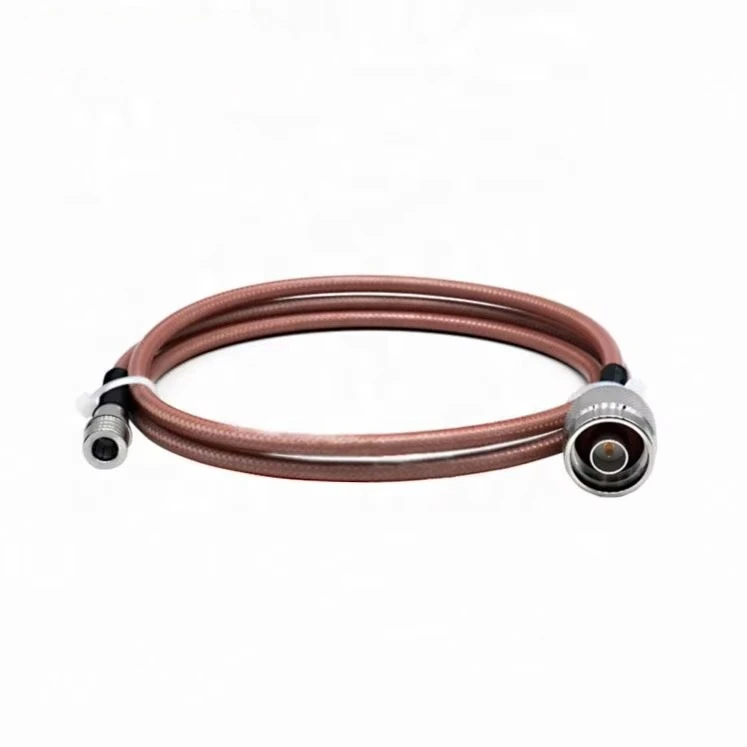 QMA Macho para N Macho Pigtail Conjunto de cabo de ligação eletrônica para RG142