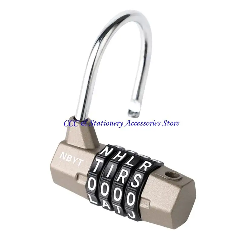 Q1JCコンビネーションロック、学校ジムスポーツロッカーの4桁の南京錠、荷物寮のキャビネットの組み合わせロック