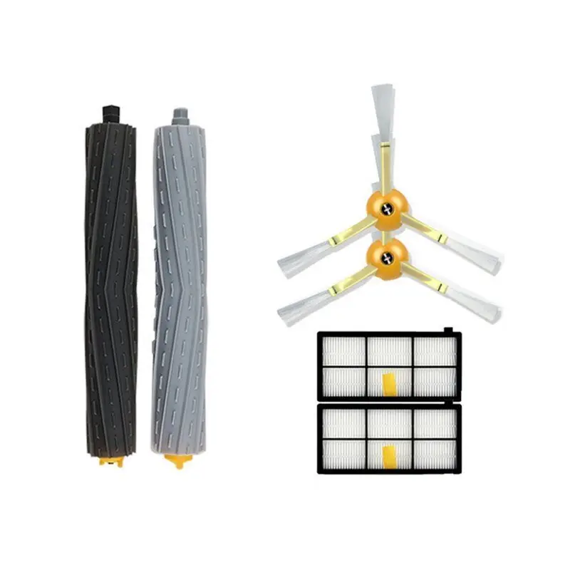 

ABBZ-For Irobot Roomba 976 960 980 870 880 900 Series Robot Vacuum Cleaner Replacement Parts- Main Brush HEPA Filter Side Brush