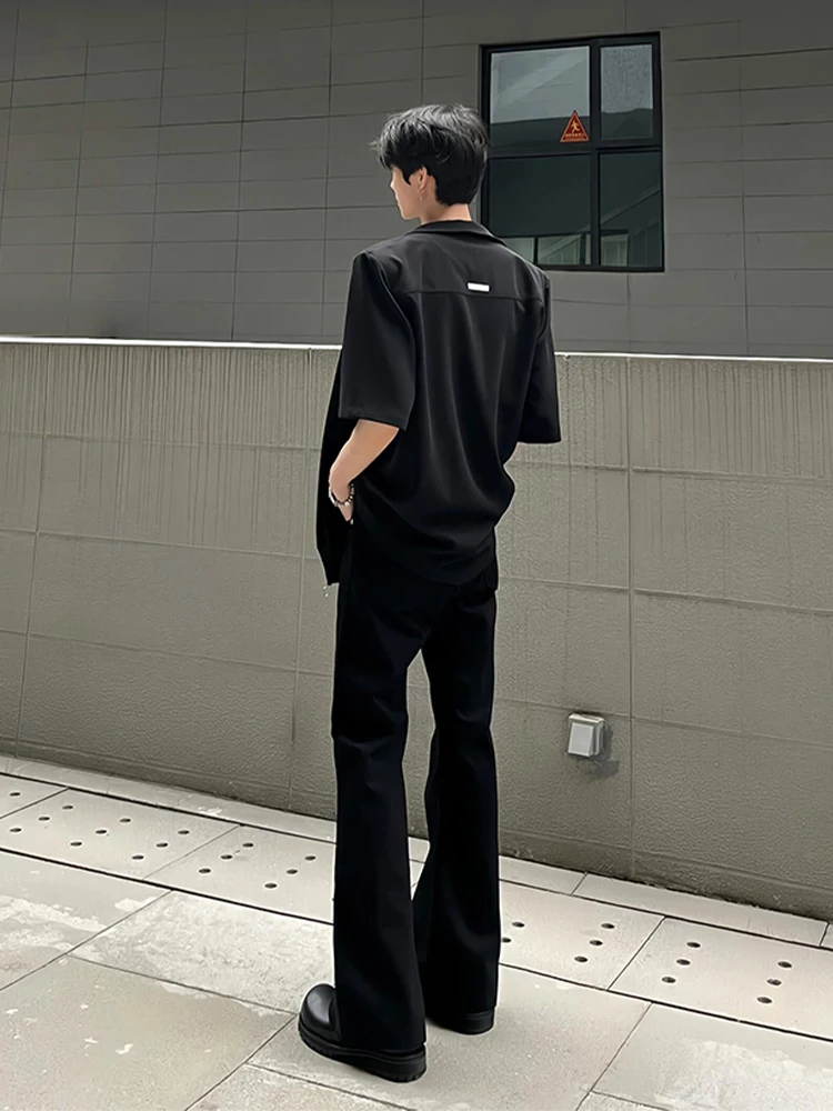 

Мужские летние тонкие широкие брюки Cleanfit Bla из шелка с эффектом драпировки, премиум-класса, прохладные, повседневные джинсы