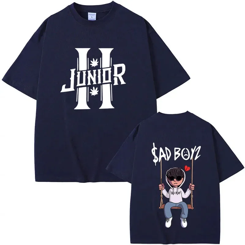 

Junior H Sad Boyz T-Shirts Unisex Harajuku O-Neck Short Sleeve Shirts Fans Gift Casual Men's T Shirts Cotton Summer Top Tees