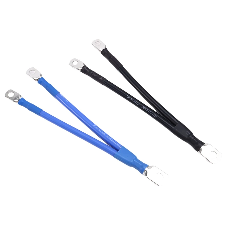 Entrega em 24 horas, 1 conjunto de fio 7awg, cabo de sílica gel macio à prova de calor com nariz de cobre para placa de proteção de bateria bms