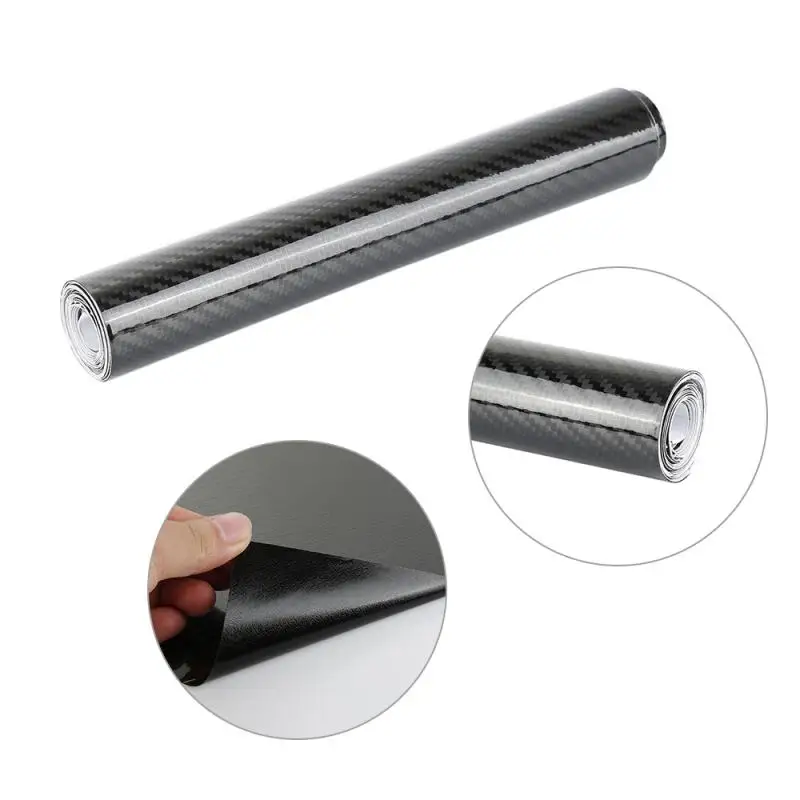 Car Sticker  Glossy Carbon Fiber Vinyl Film Car Wrap Super Glossy 7D Carbon Film with Size 20CM x 152CM Waterproof Film