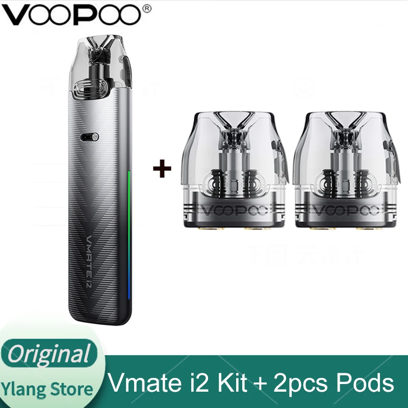 Original VOOPOO Vmate i2 Kit 30W 1500mAh Built-in Battery with 3ml Vmate Top Fill Cartridge Electronic Cigarette Vaporizer