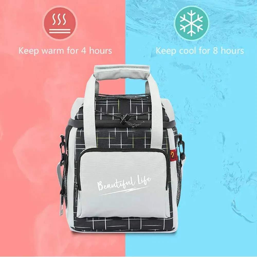 DENUONISS-bolsa enfriadora de leche para hombres y mujeres adultos, bolsa aislante de 16 latas, impermeable, portátil, para comida, Picnic, cerveza,