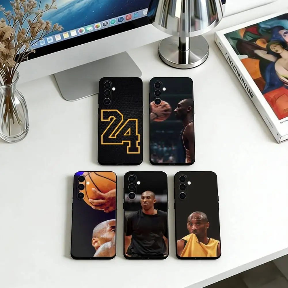 Star Kobe Bryant Phone Case For Samsung Galaxy A73,A72,A71,A70,A53,A52,A51,Others Soft Black Cover
