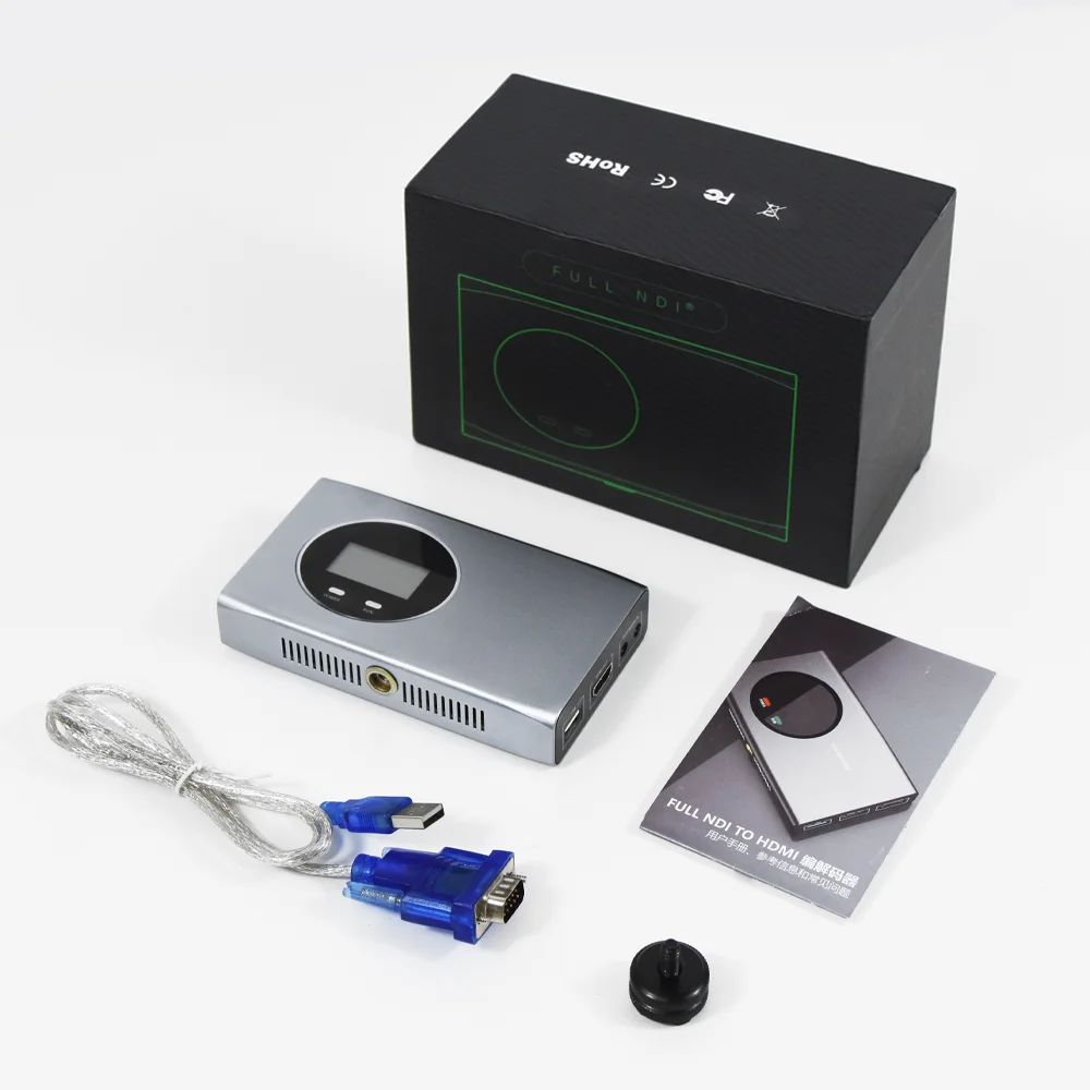 Bulit-in Tally HDMI NDI Encoder Decoder HD 1080P FULL NDI Encoder with PTZ Control/POE