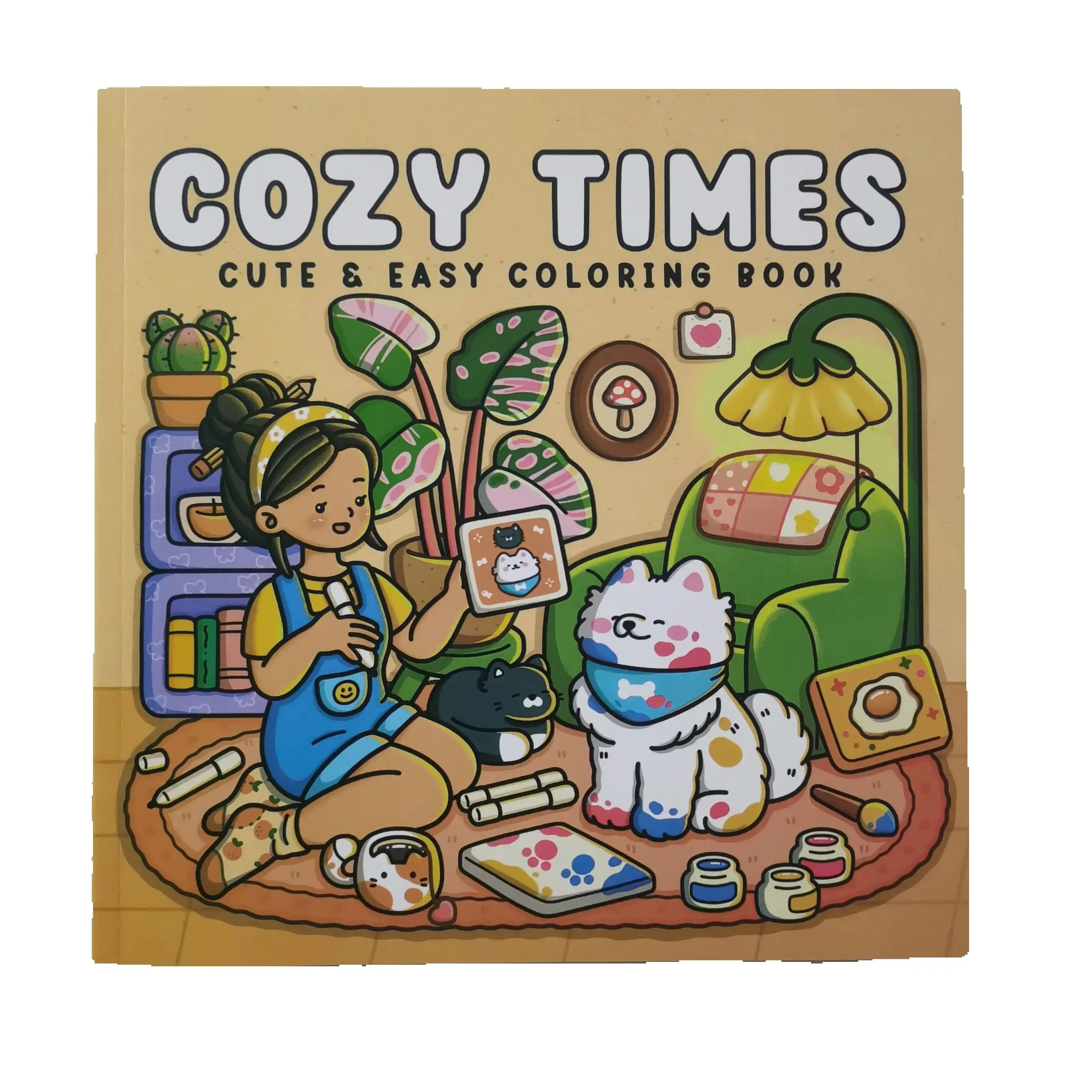 

COZY TIMES книга с картинками животных детский рисунок детская книжка-раскраска