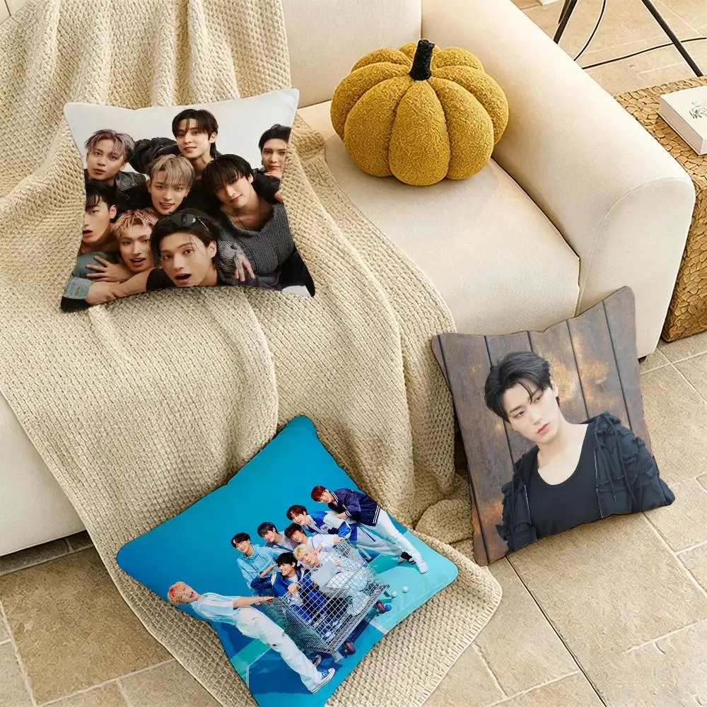 

ATEEZ Wooyoung Pillow Case Cushion Cover Throw Pillow Case For Car Sofa