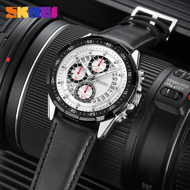

SKMEI Business Quartz Watch Multifunctional Sports Timing Quartz Watch Popular Men's Watch