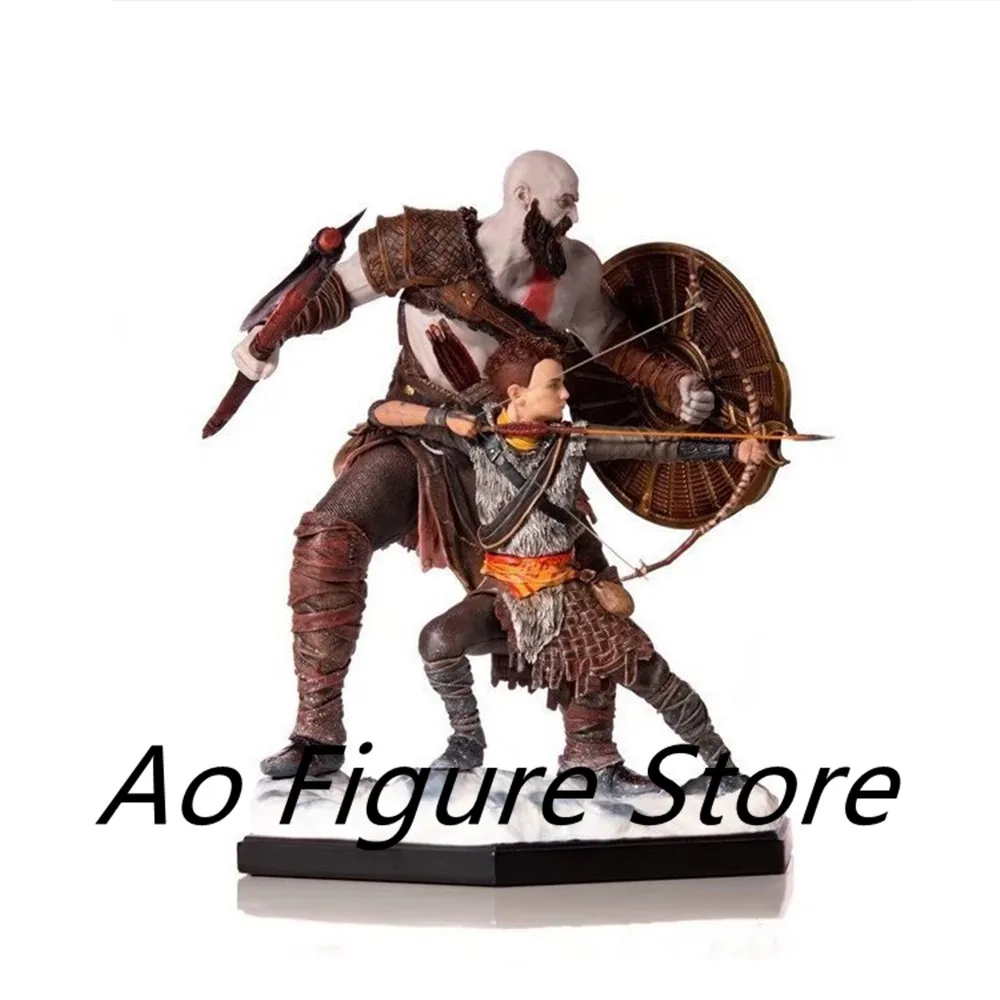 God of War Kratos & Atreus 1/10 Deluxe Art Scale Collection Figure Figurine Model Statue