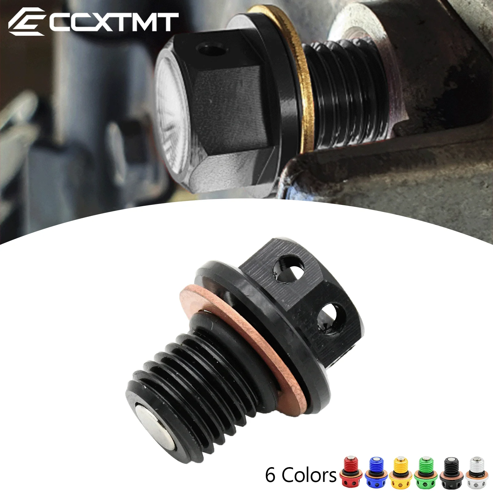 Magnetic Oil Drain Plug Bolt For Kwasaki Z250SL ZZR250 Z250 NINJA400 ER-4N ZZR400 W400 ZRX400 ZX-6 ZZR600 ER-6F ER-6N KLX125 250