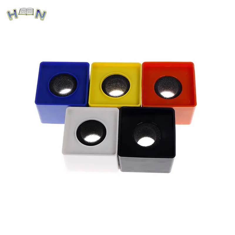 new 1pc ABS Square Shaped Interview KTV Mic Microphone Logo Flag Station High Quality