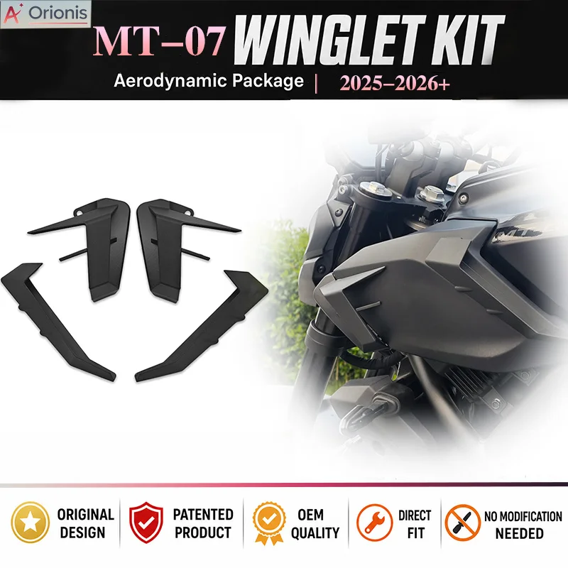 

Аэродинамический спойлер (дайвинг-спойлер) для мотоциклов Yamaha MT-07 / FZ-07 2025-2026
