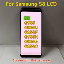 100% SUPER AMOLED FOR S8 LCD For Samsung Galaxy S8 G950 G950F G950U Lcd Display Touch Screen Digitize Repair Parts With defect