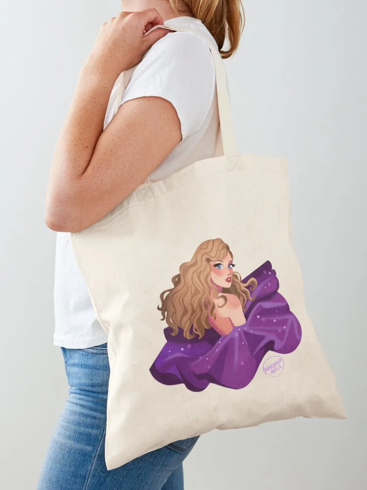 

PURPLE TV Tote Bag Women's handbag eco bag folding Lady bag female