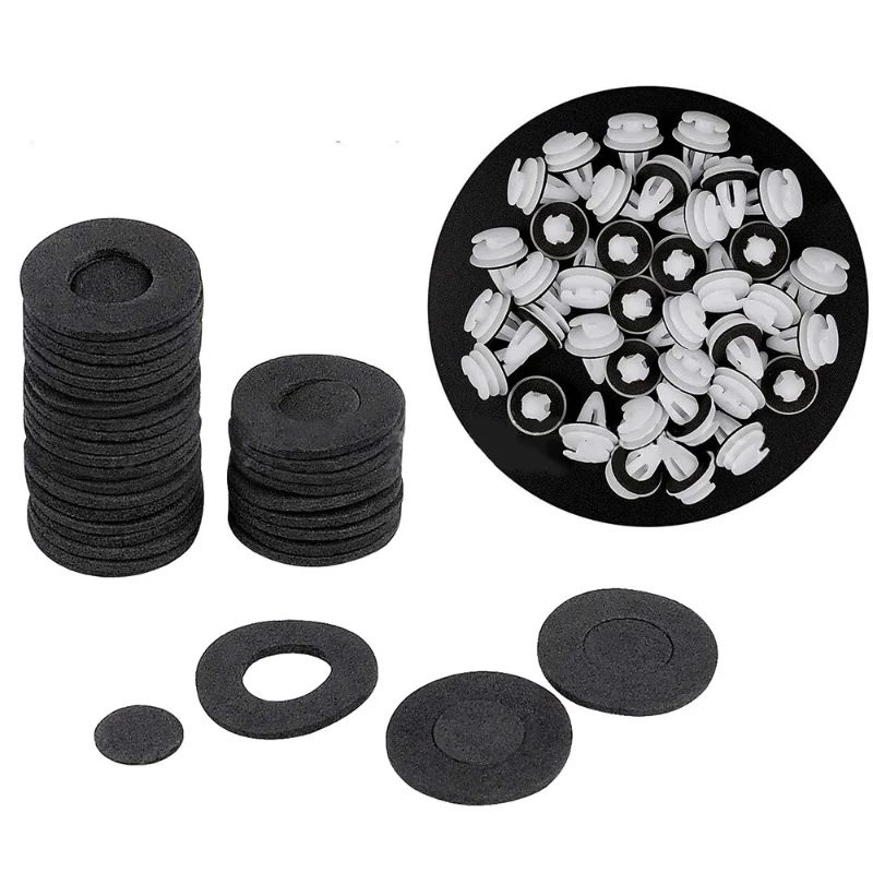 10/20/30pcs Automotive Fasteners Door Panel Rivets  for BMW With Sealing Rings Bumper Clips  Door Panel Clips Rivets