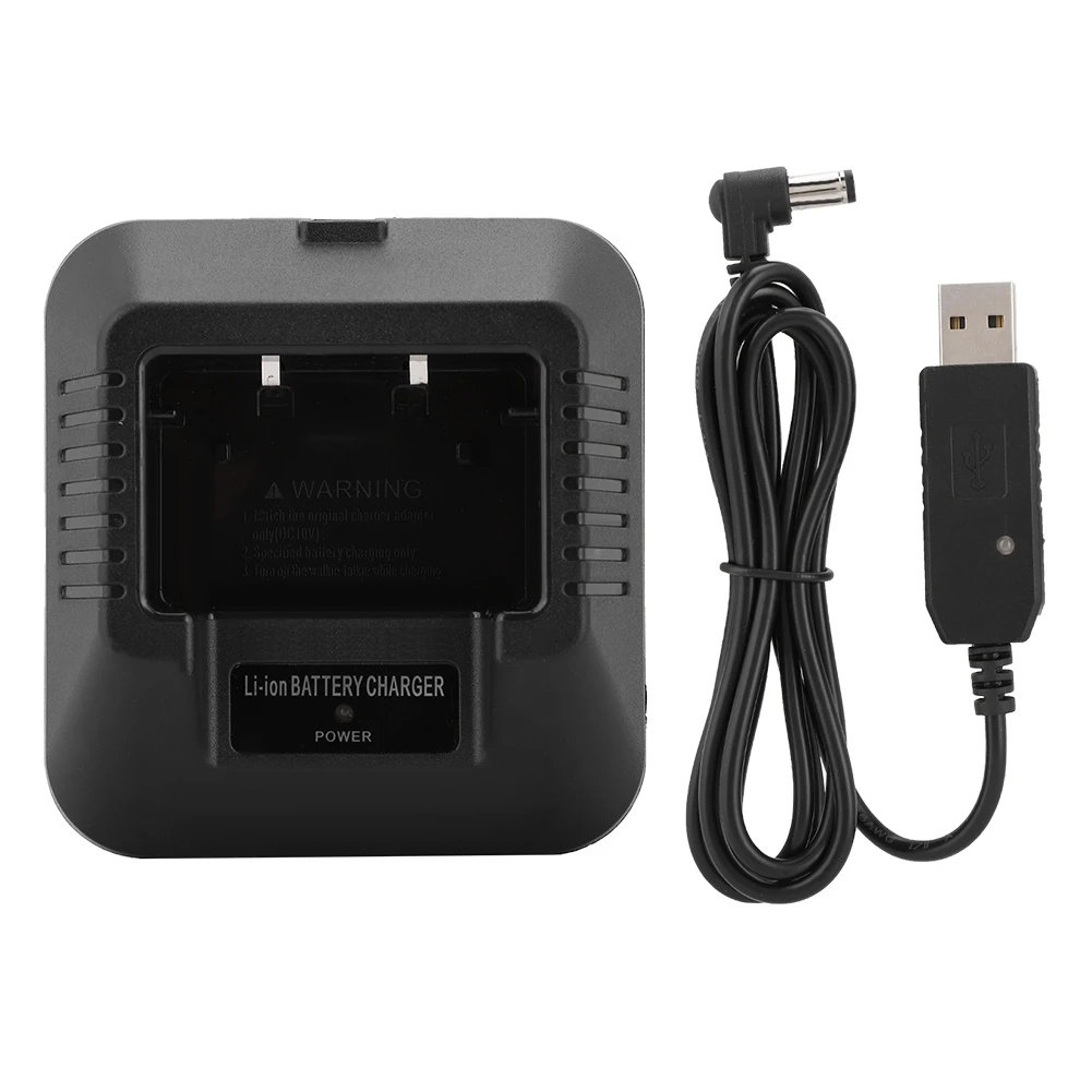 For Baofeng UV‑5R ////USB/Car Battery Charger For Baofeng UV‑5R Dm‑5R Plus