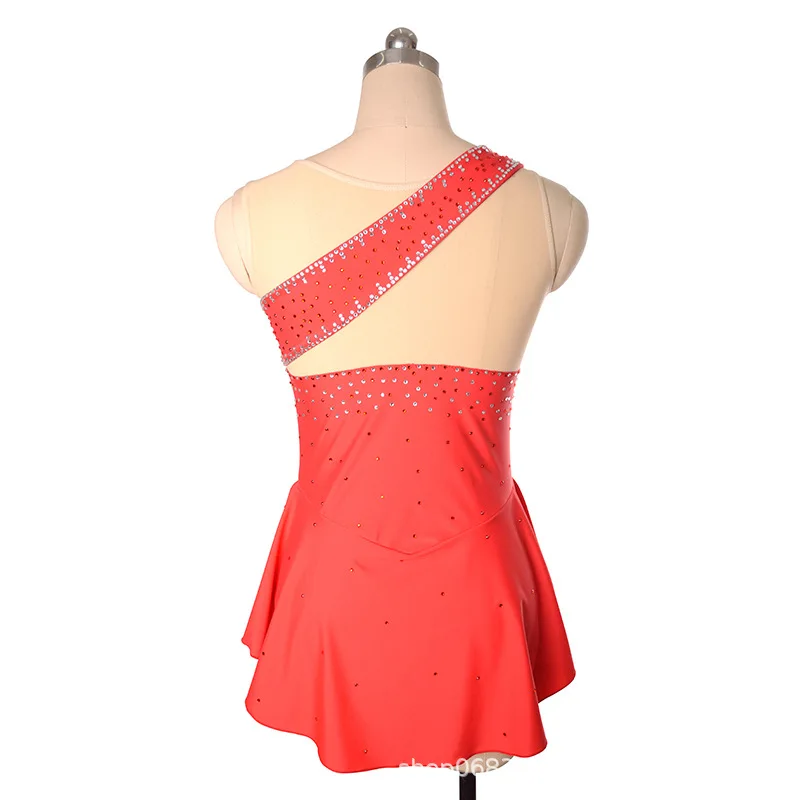 Vestido de patinaje artístico personalizado para niños y adultos, vestido de actuación para niñas, falda de grado de competición, leotardos para niñas