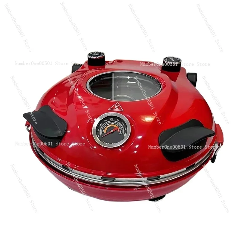 

12-дюймовая двойная электрическая печь для пиццы — портативная настольная печь для пиццы для домашнего и коммерческого использования